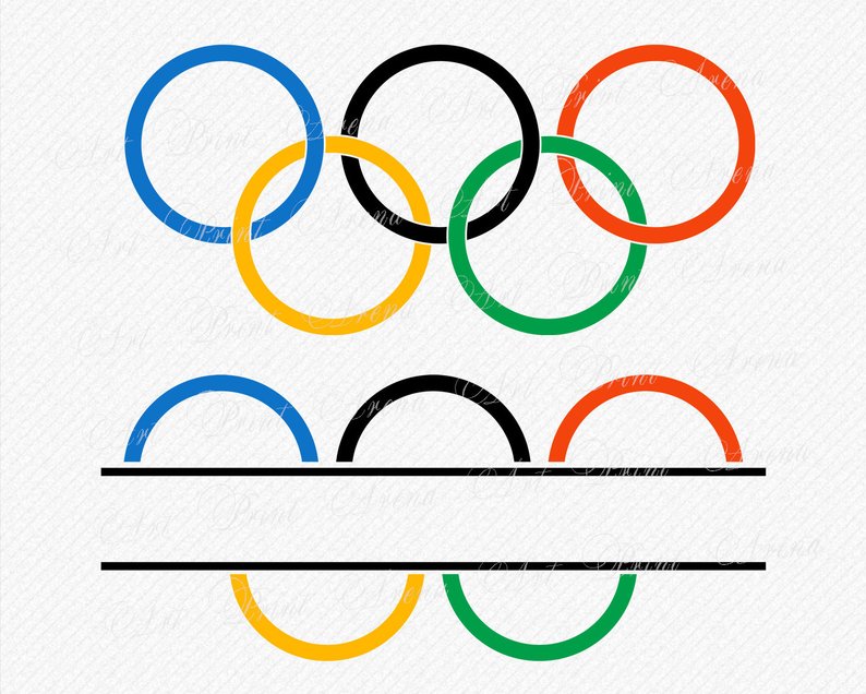 794x636 olympic rings logo cutting olympic rings monogram etsy