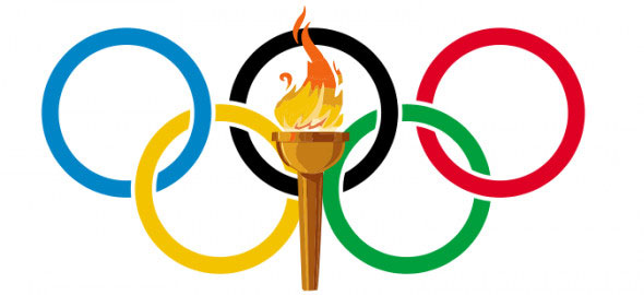 590x270 How To Draw Olympic Flame Step