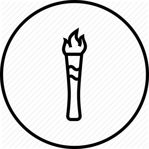 512x512 Fire, Flame, Light, Olympic, Parade, Torch, Tradition Icon