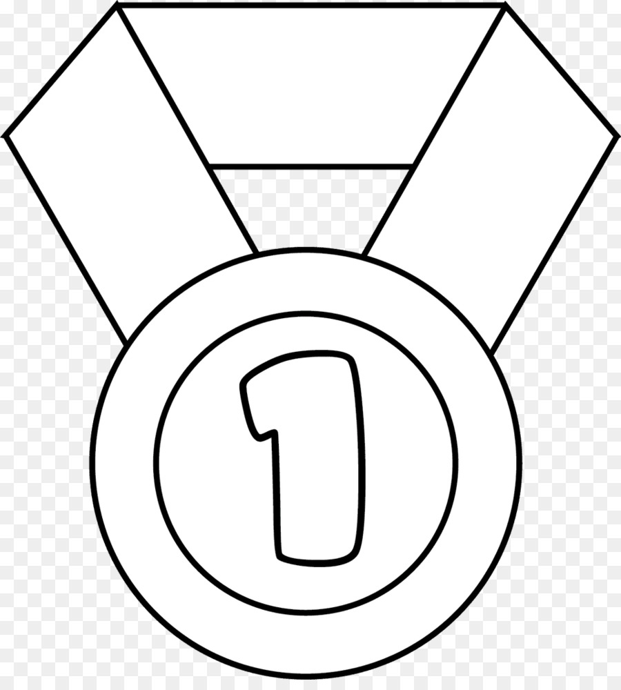900x1000 Medal Drawing Line For Free Download