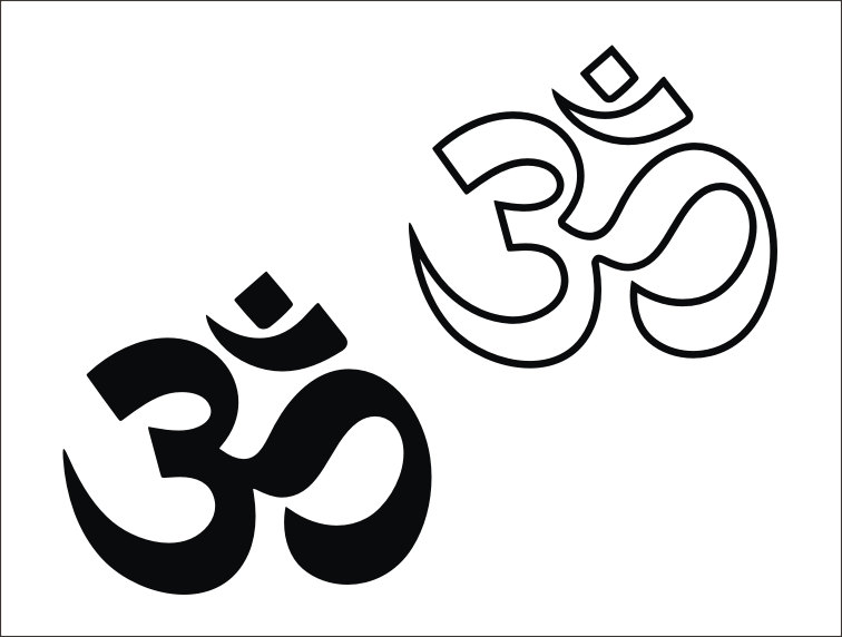756x572 Om Wall Art Clipart Yoga Om Iron On Transfer Spiritual Etsy