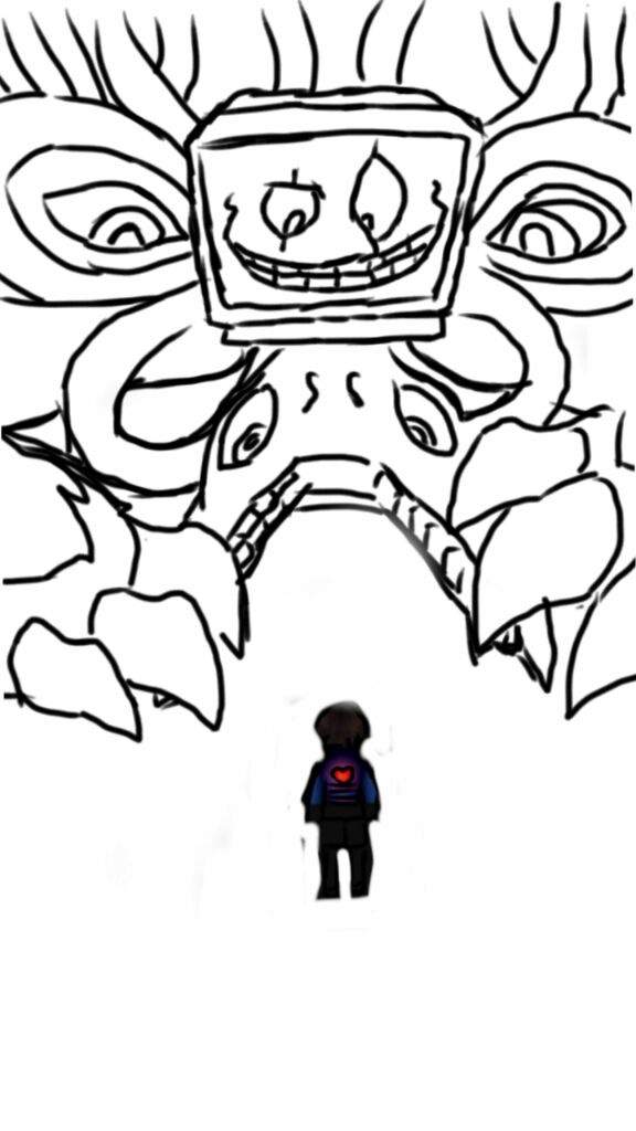 576x1024 Omega Flowey Drawing Undertale Amino