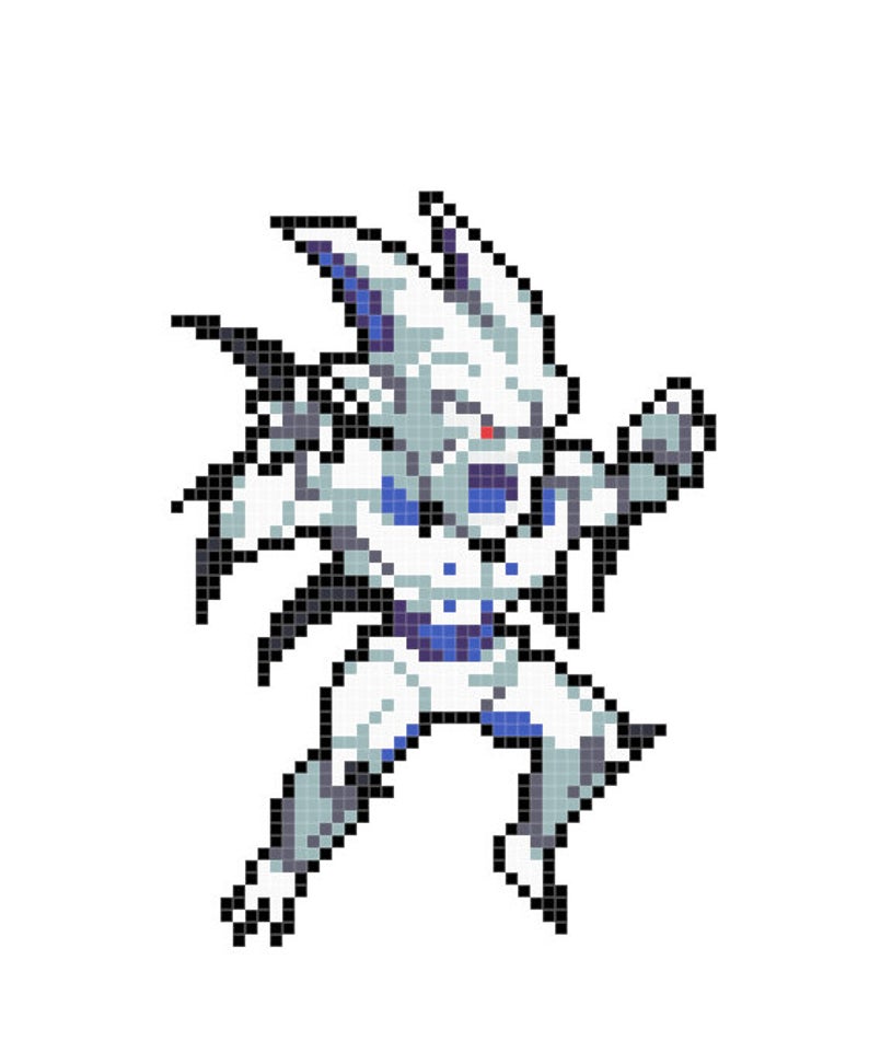 794x972 Omega Shenron Perler Sprite Etsy