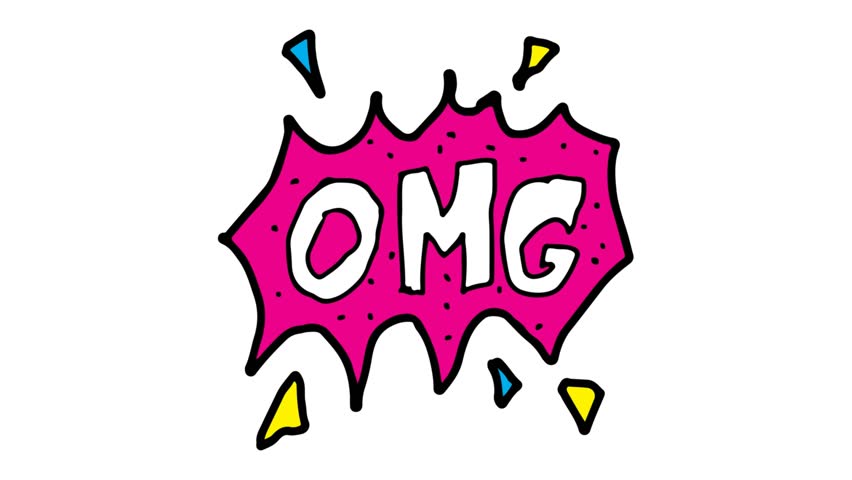 852x480 Kids Drawing White Screen With The Words Omg