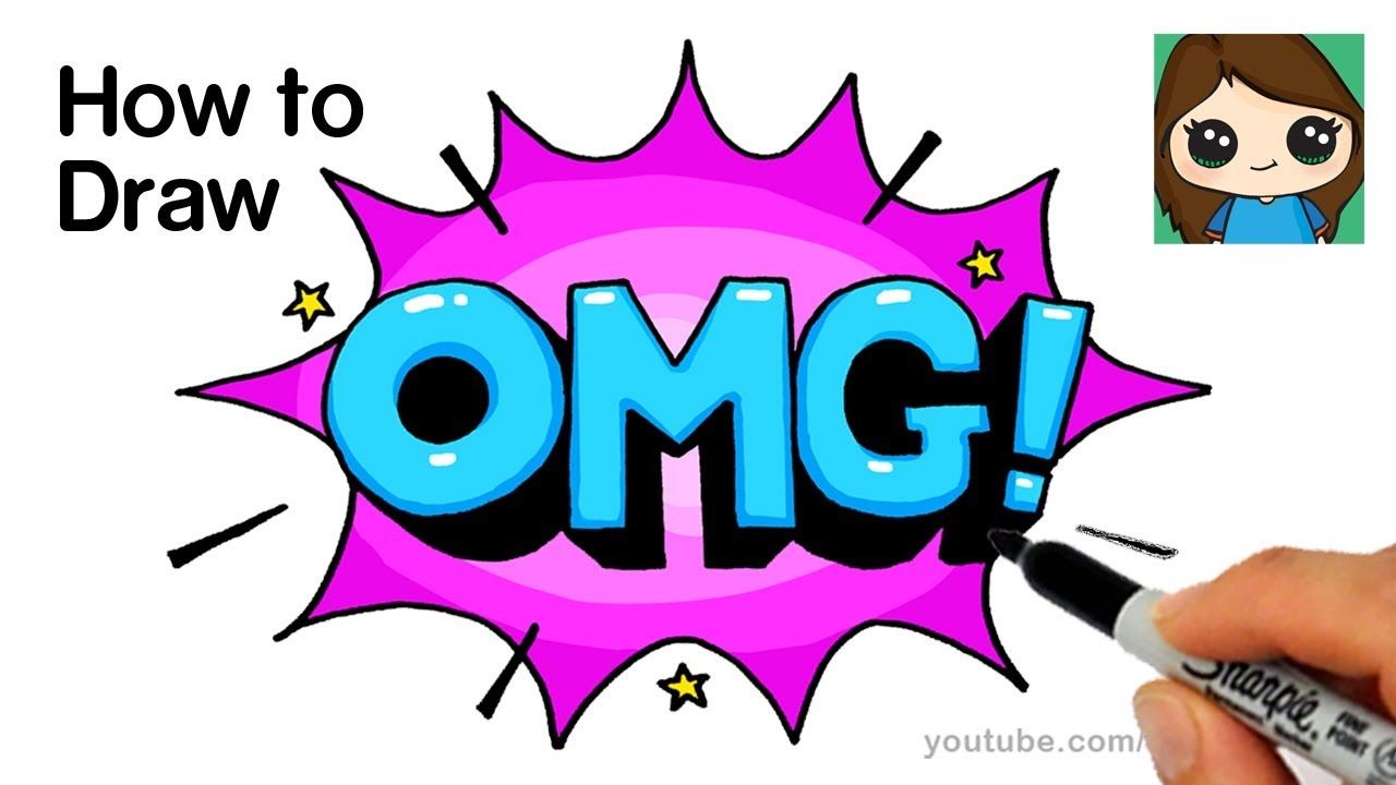 1280x720 How To Draw Omg Bubble Letters Easy Arted Draw So Cute Bubble
