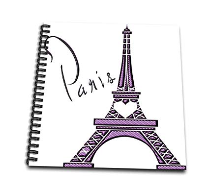 425x386 Db Purple Gel Effect One Dimensional Eiffel Tower