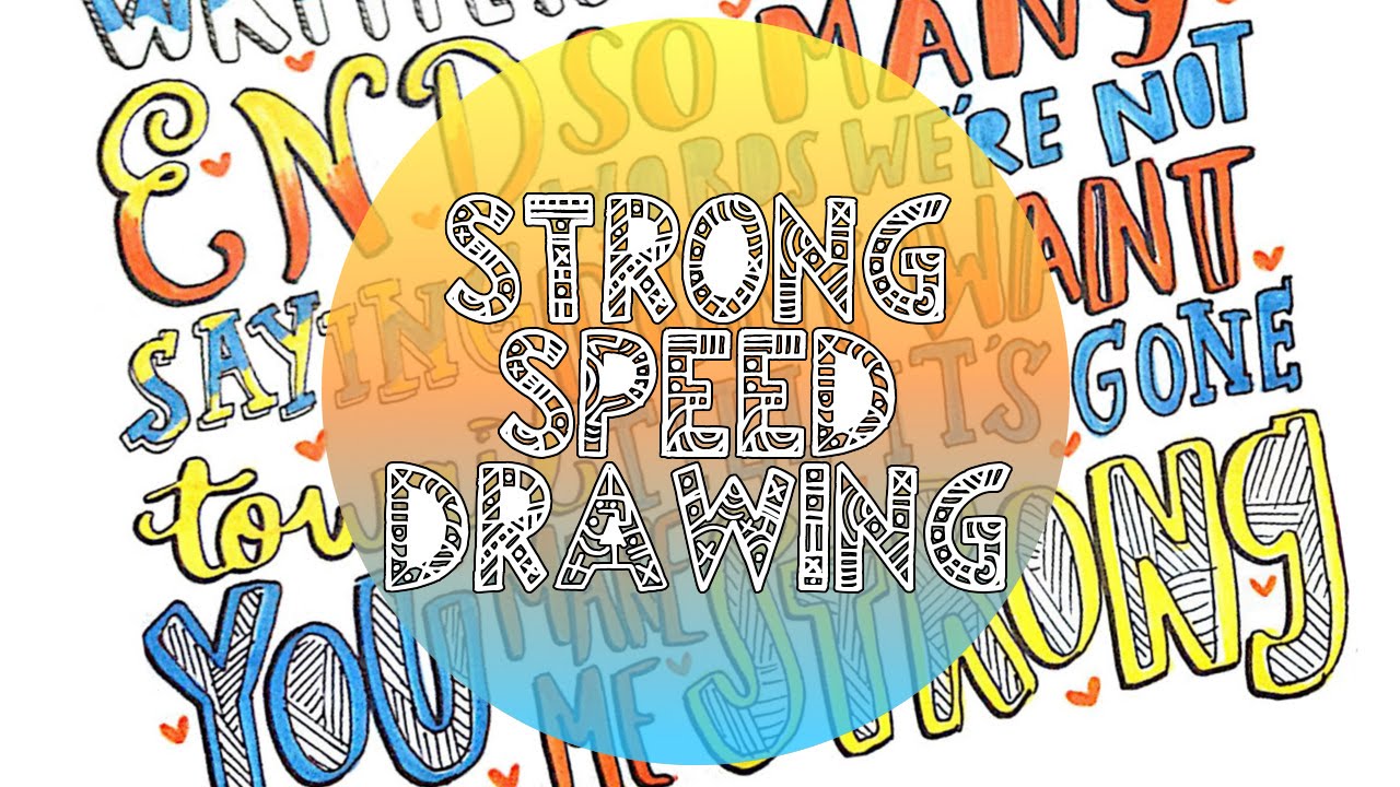 1280x720 strong lyric art one direction speed drawing