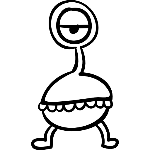 512x512 Halloween Monster Of One Eye Icons Free Download