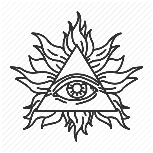 512x512 Illuminati, One Eye, Triangle, Yarmulke Icon