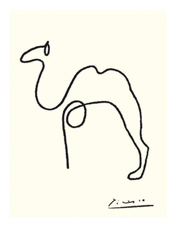673x861 the fearless one line picasso drawings