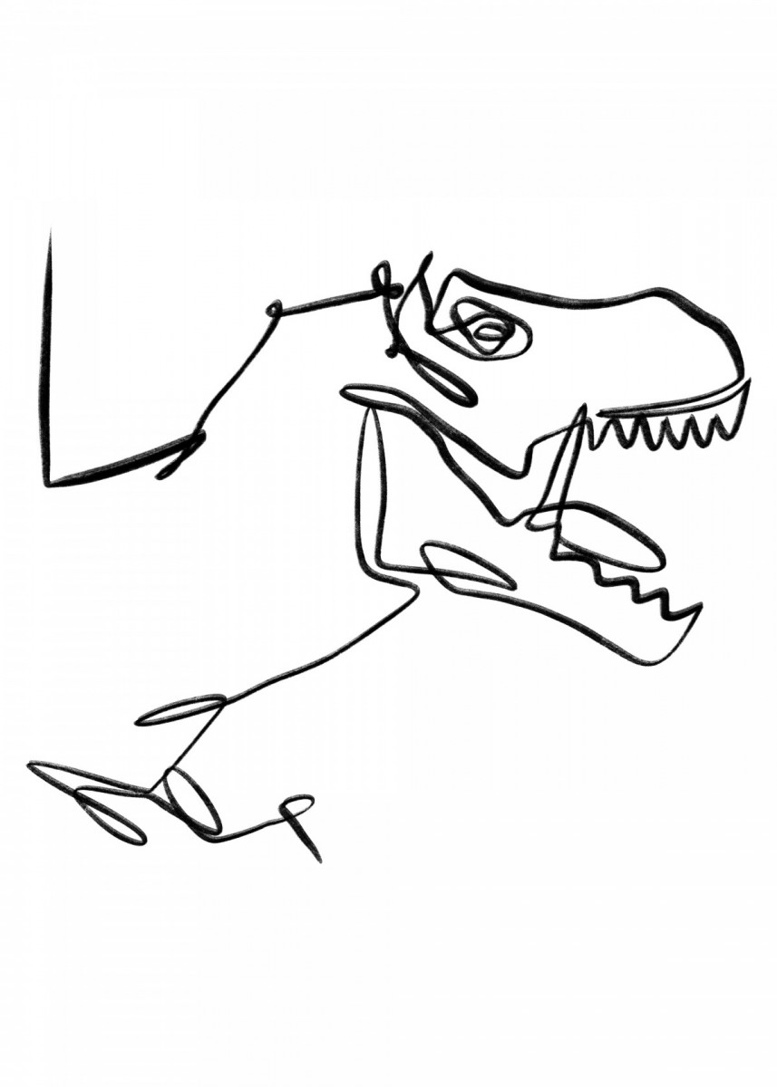 857x1200 One Line Animals