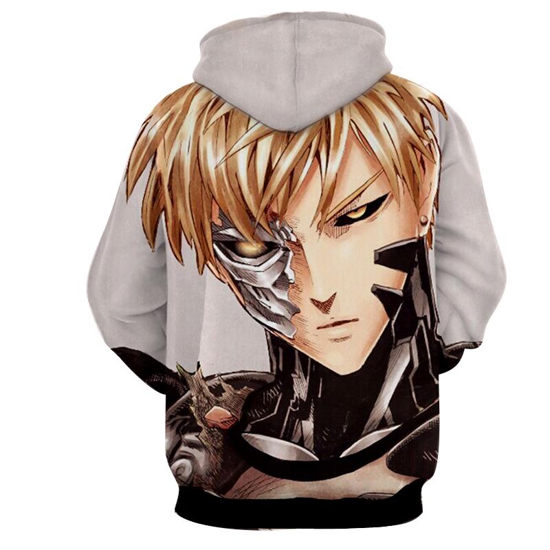 800x800 One Punch Man Genos Demon Cyborg Cool Fan Art Drawing Hoodie