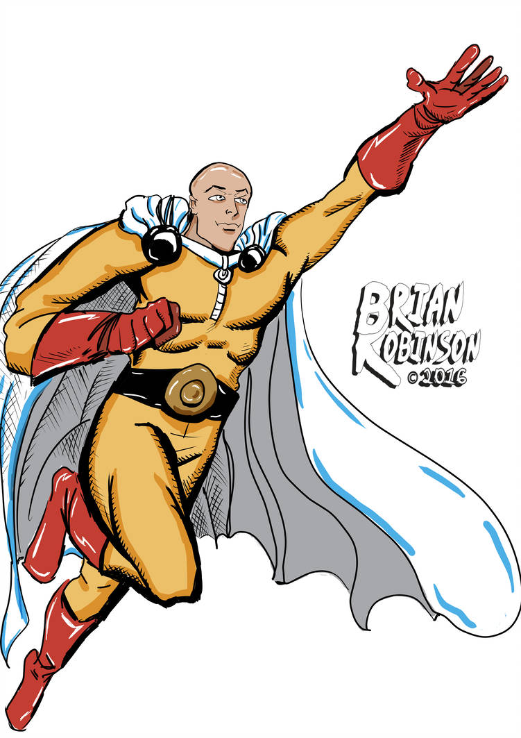 751x1063 One Punch Man Saitama Drawing
