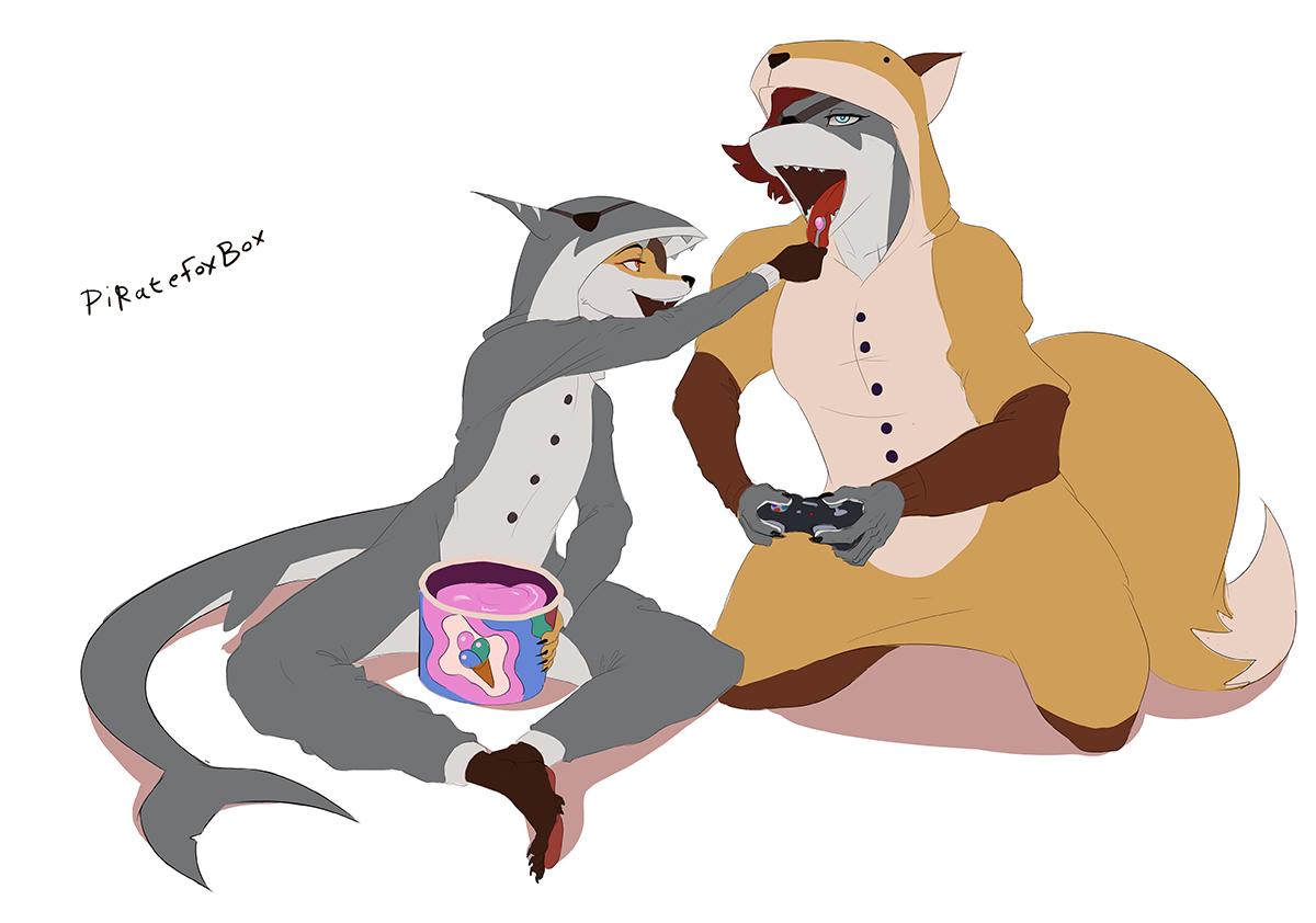 1200x842 Drawing Your Characters Wearing A Kigurumi Onesie Of Each Other