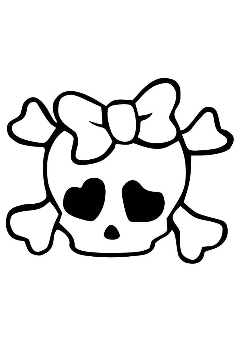 794x1122 Girl Skull Onesie Etsy