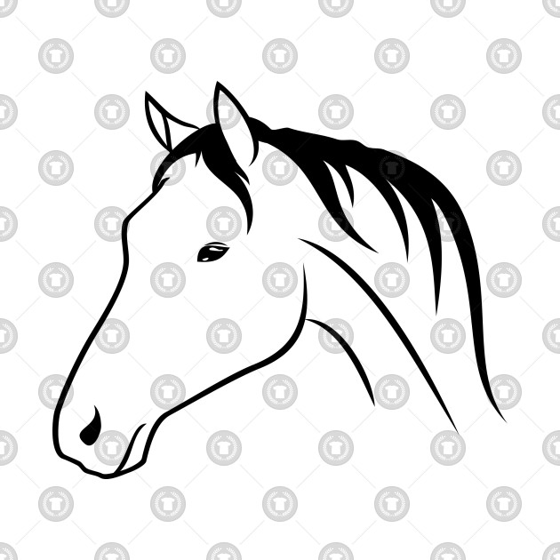 630x630 Horse Drawing T Shirt Horse Drawing