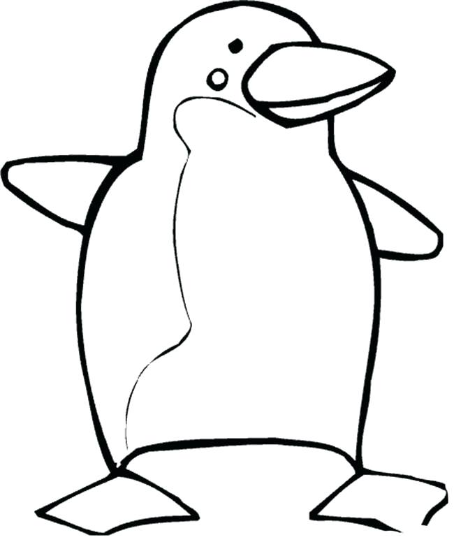 650x776 Penguin Drawing For Kids At Free Personal Use Animal Coloring