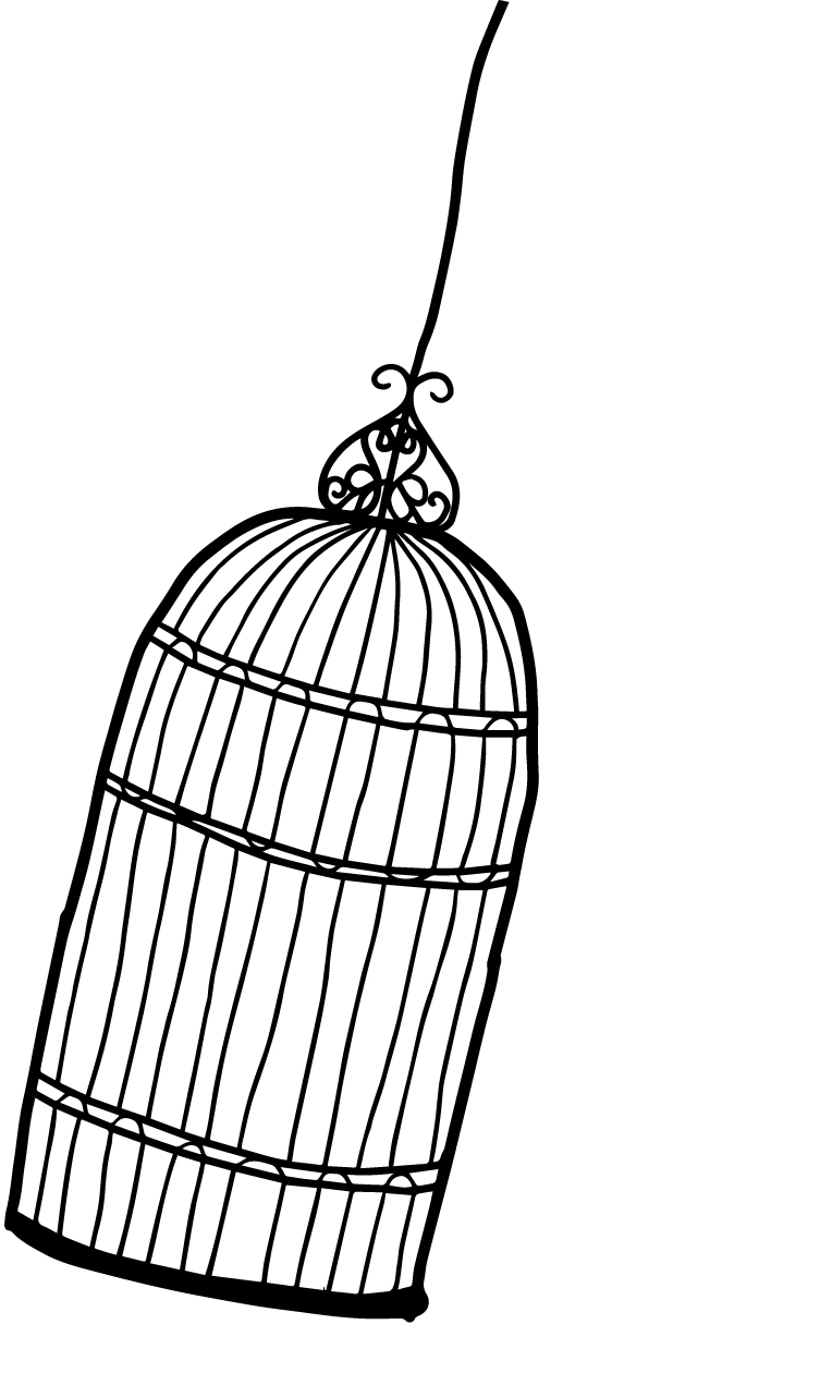 753x1260 Collection Of Free Birdcage Drawing Rustic Wedding Download On Ui Ex