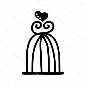300x300 Stock Illustration Bird Cage Drawing Isolated Icon Sohadacouri