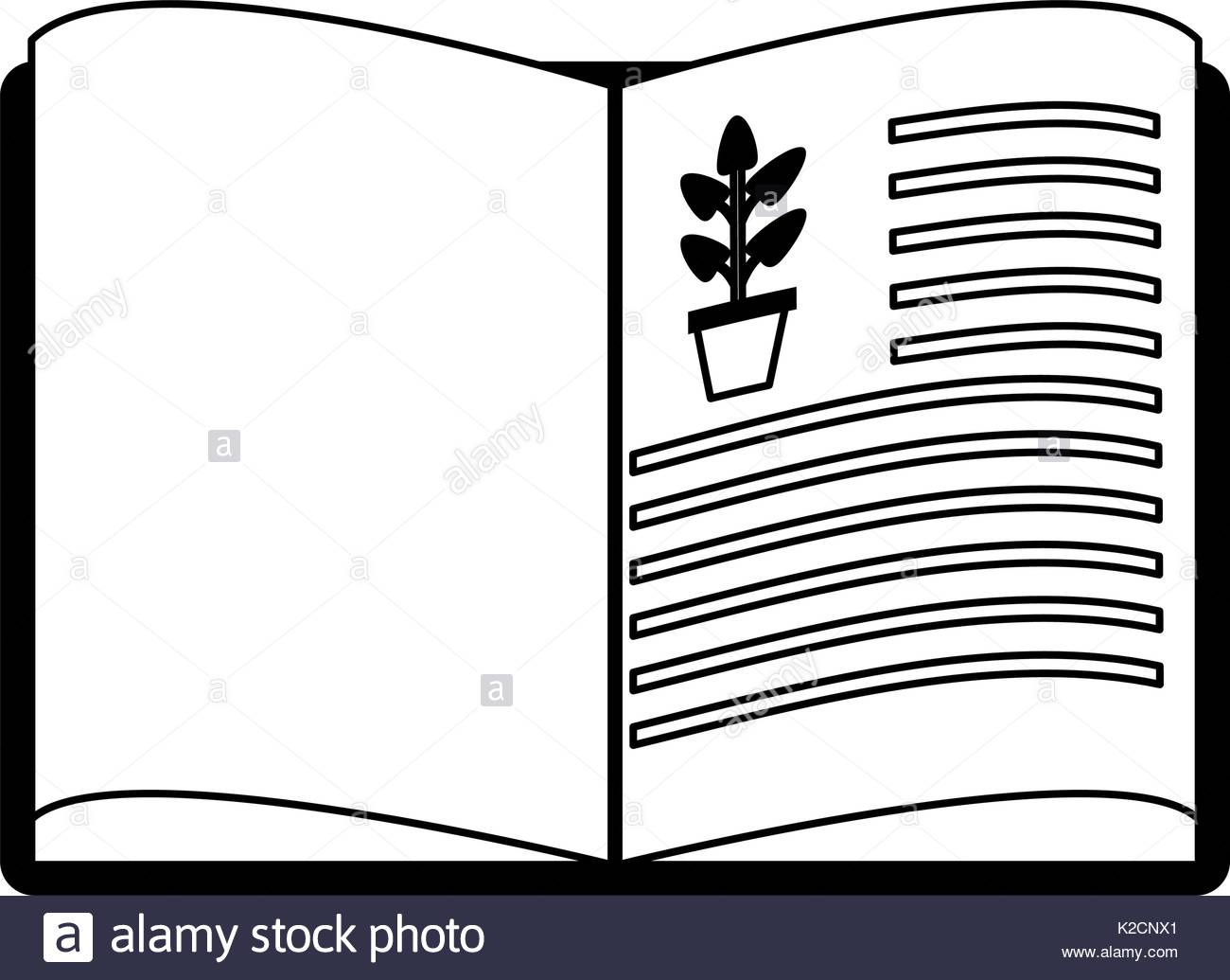 1300x1035 Open Book Drawing