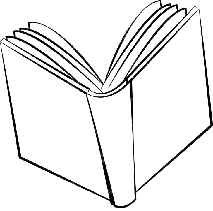 Open Book Line Drawing | Free download on ClipArtMag