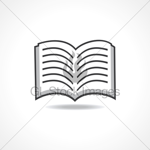 500x500 Open Book Icon Stock Vector Gl Stock Images