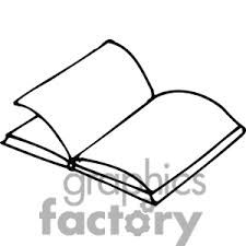225x225 Open Book Line Drawing, Free Download Clipart
