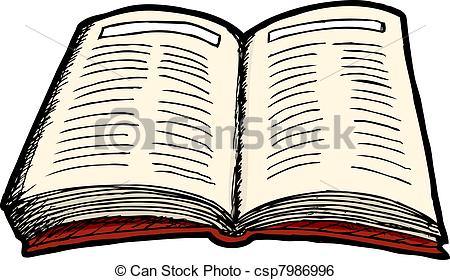 450x280 Book Line Drawing Clipart