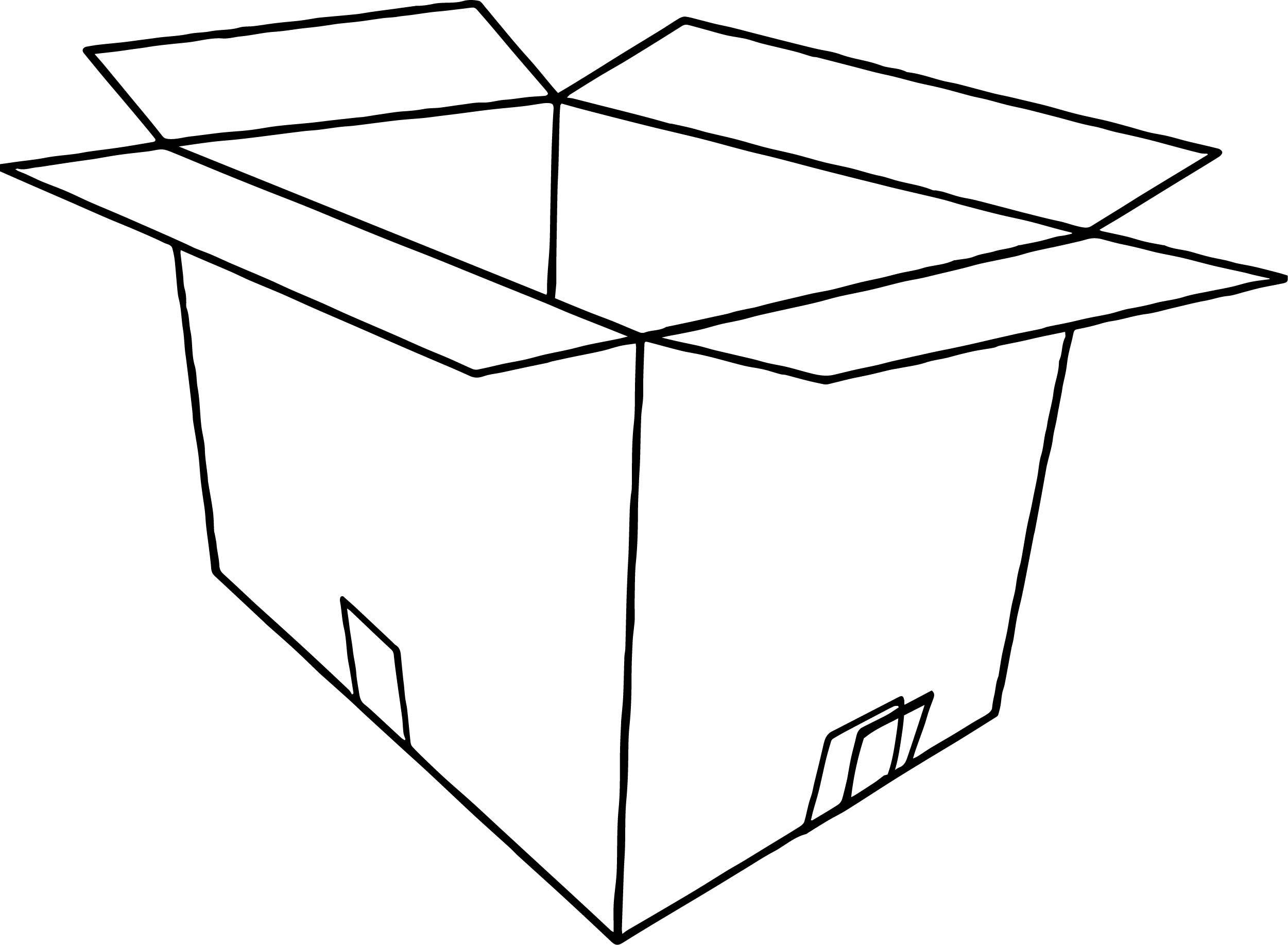 Open Box Drawing Free download on ClipArtMag