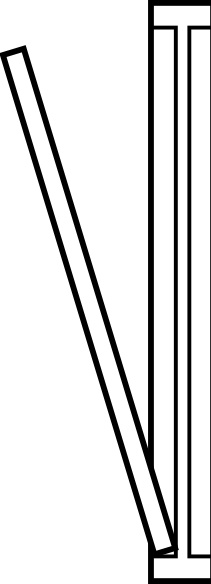 211x584 Door Top View Outline Clip Art Free Vector In Open Office Drawing