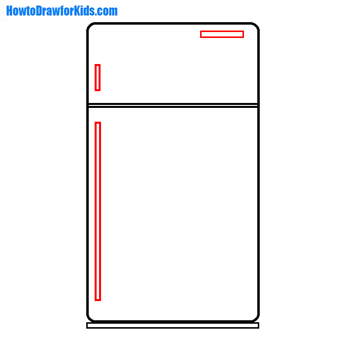 700x686 How To Draw A Refrigerator For Kids How To Draw For Kids