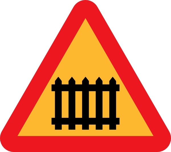 600x533 Fence Gate Roadsign Clip Art Free Vector In Open Office Drawing