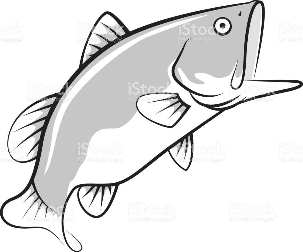 1024x853 Open Mouth Fish Clipart
