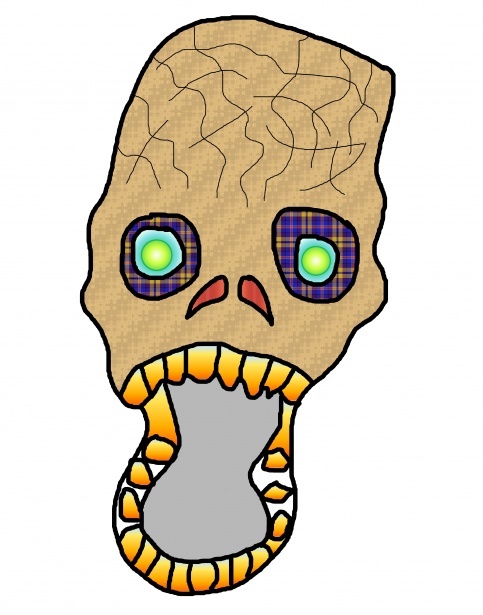 483x615 Open Mouth Skull Free Stock Photo