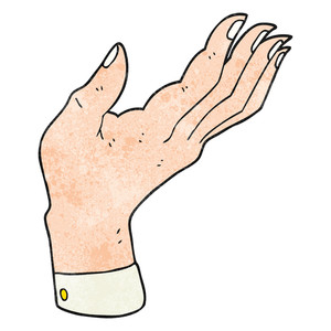 300x300 Opened Palm Royalty Free Vectors