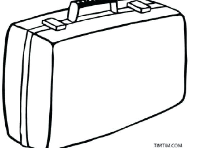 640x480 Coloring Pages Suitcase Coloring