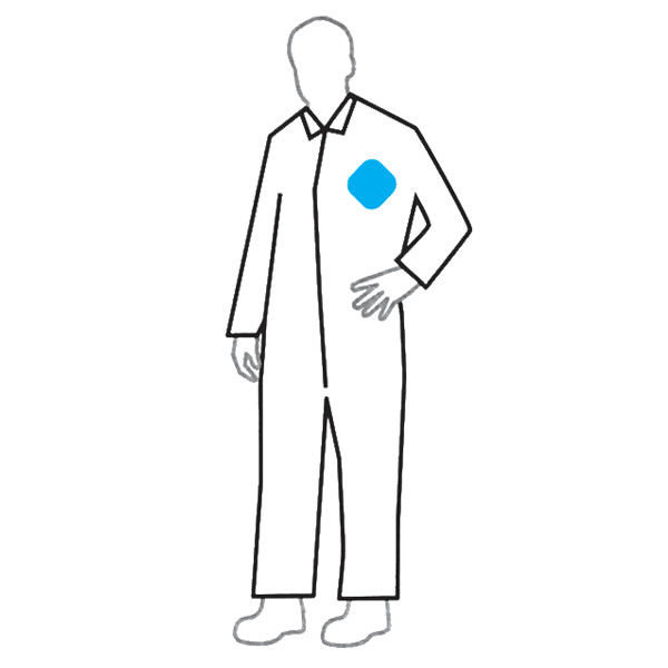 600x600 River City Dupont Tyvek Coverall With Collar