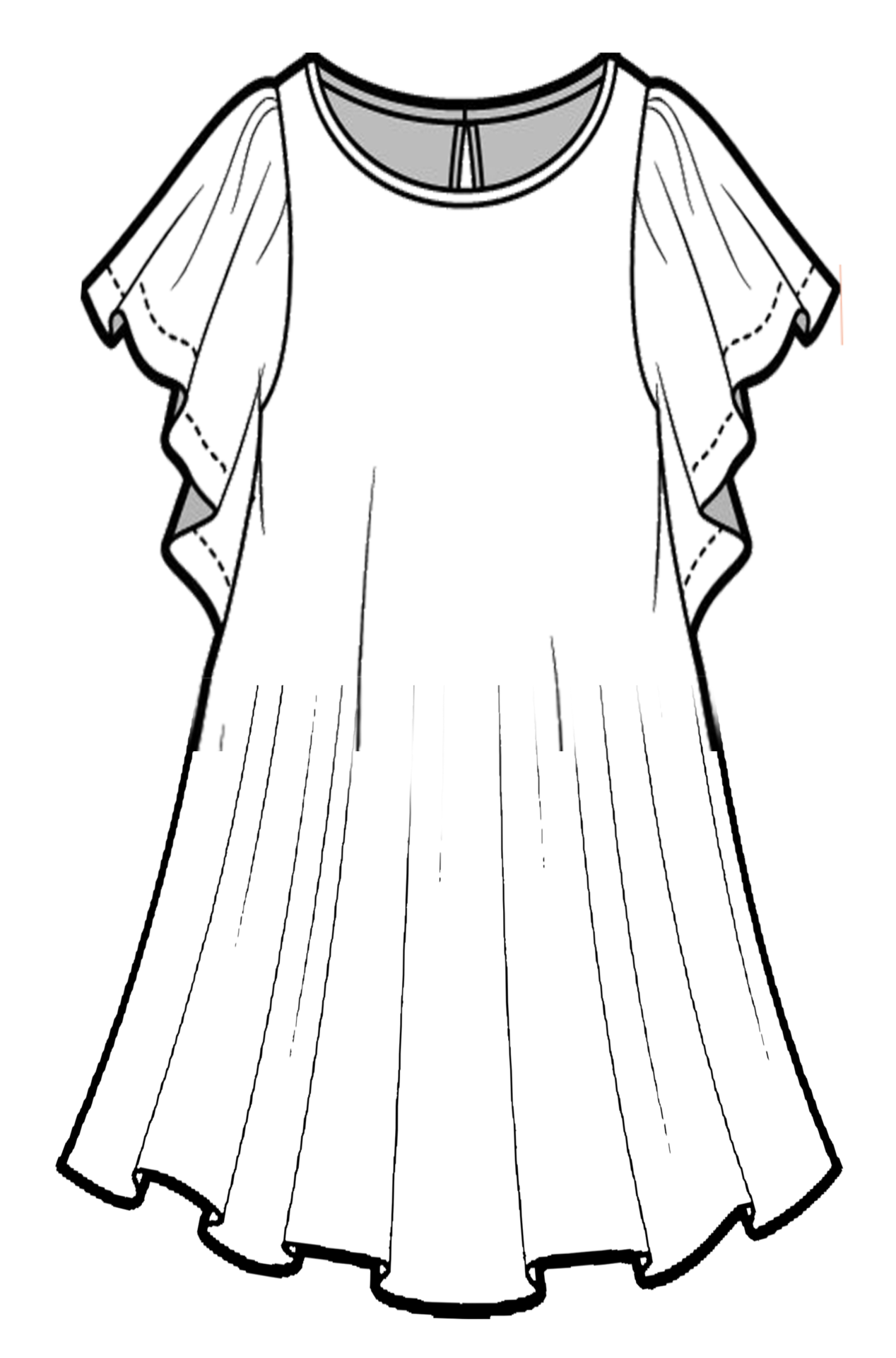 1268x1920 Anthonifashion Fashion Flat Sketch In Fashion Sketches