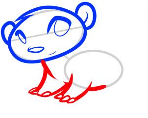 302x242 How To Draw How To Draw A Possum For Kids