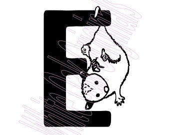 340x270 opossum drawing etsy