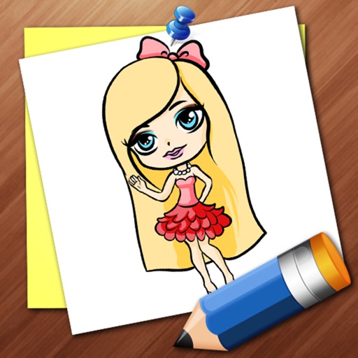 512x512 Draw For Barbie Fasion