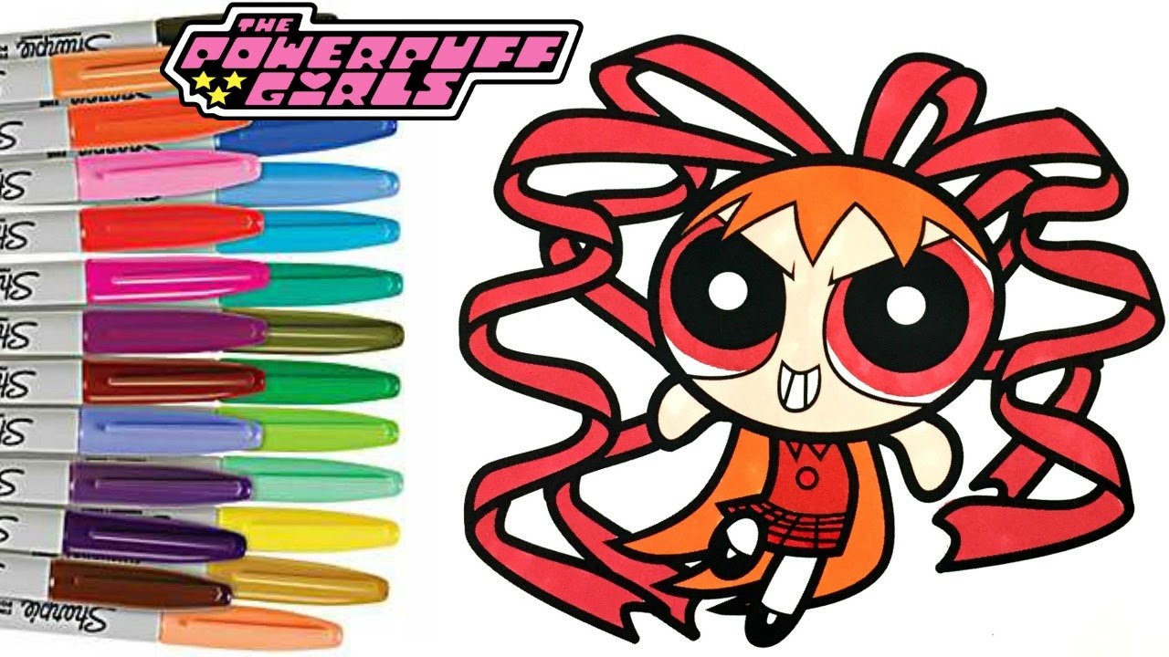 1280x720 powerpuff girls blossom's opposite berserk of the powerpunk girls