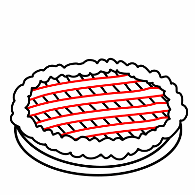 400x400 Drawing A Cartoon Pie