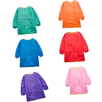 425x425 Buy Segolike Colors Children Kids Long Sleeve Apron Drawing