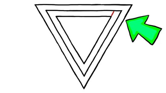 549x309 How To Draw Optical Illusion Triangle