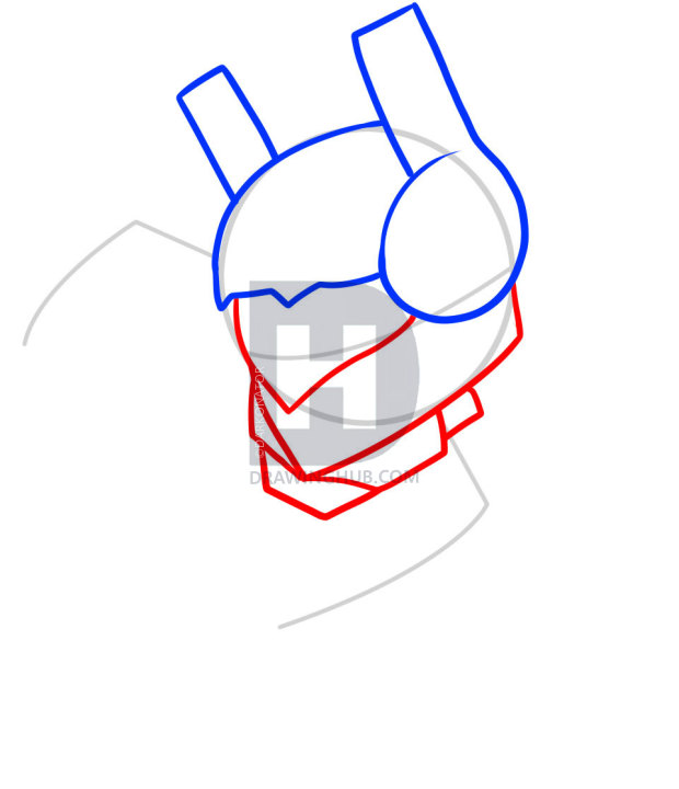 620x720 How To Draw Chibi Optimus Prime, Step