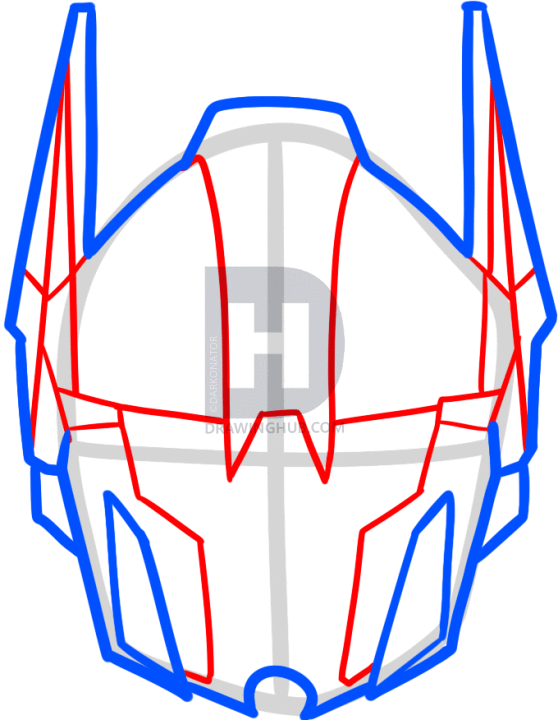 558x720 How To Draw Optimus Prime Easy, Step