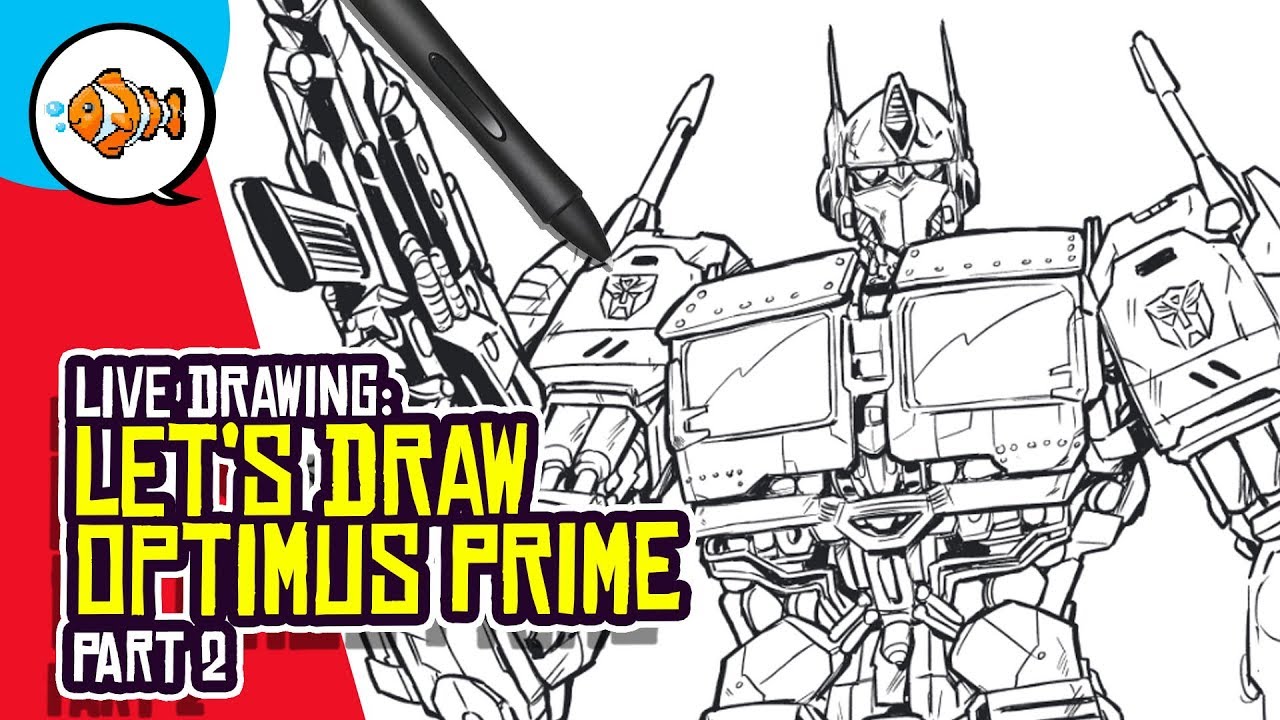 1280x720 Let's Draw Optimus Prime