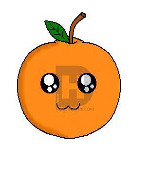 312x374 How To Draw An Orange, Step