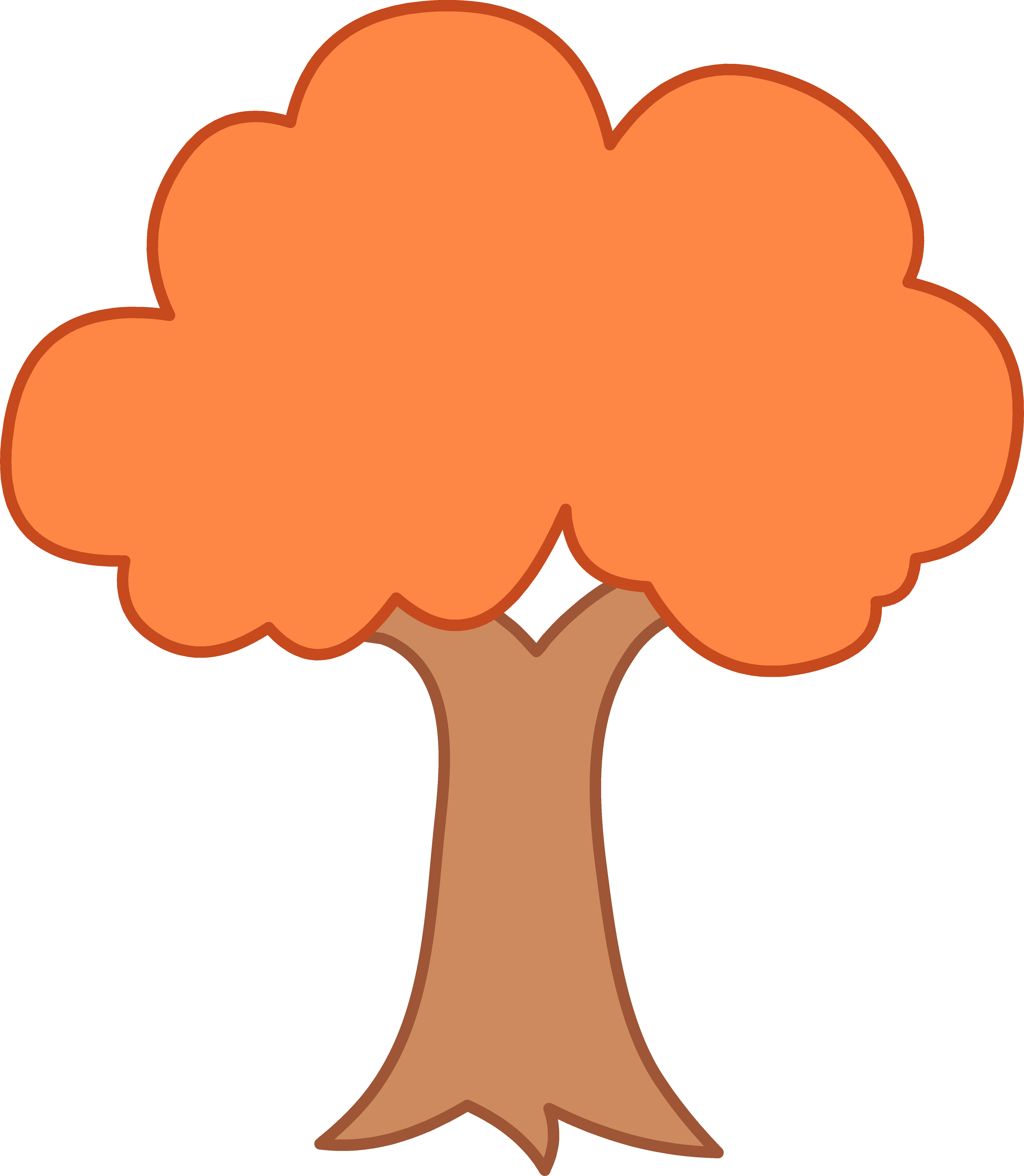 5548x6372 Orange Tree Drawing